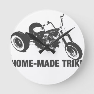 Homemade trike round clock