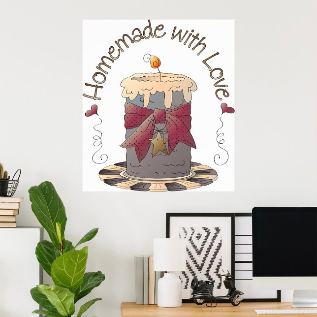 Homemade With Love Candle Poster (Creator Uploaded)