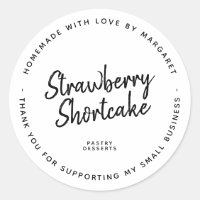 Homemade With Love Dessert White