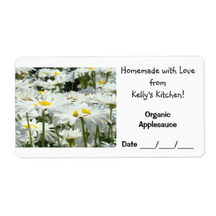 Homemade with Love from Your Kitchen! jar Labels