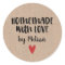 Homemade With Love Kraft Personalised