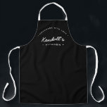 Homemade with Love my Kitchen Personalised Apron<br><div class="desc">Let's get baking. Customise the Name on this personalised apron. Seen here in red with white typography in a stylish treatment. Encourage the sweet baker in your life, a small business bakery owner with a special gift. Perfect for baking those yummy goodies, treats, cakes, cookies and more. Featuring the words...</div>