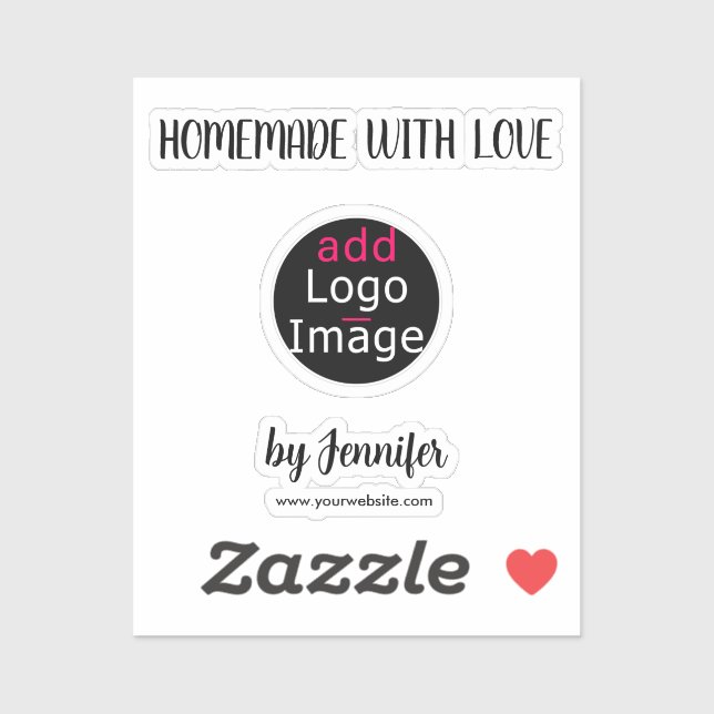 Homemade With Love Professional Customisable Logo  (Sheet)