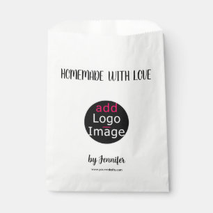 Homemade With Love Professional Customisable Logo Favour Bag