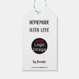 Homemade With Love Professional Customisable Logo Gift Tags