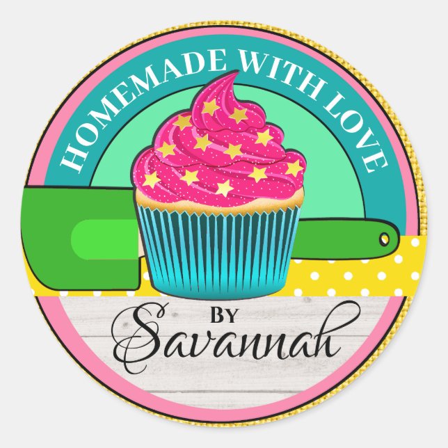 Homemade With Love Sticker (Front)