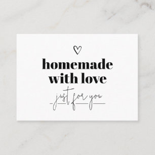 Homemade With Love Thank You Card
