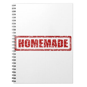 Homemade written notebook