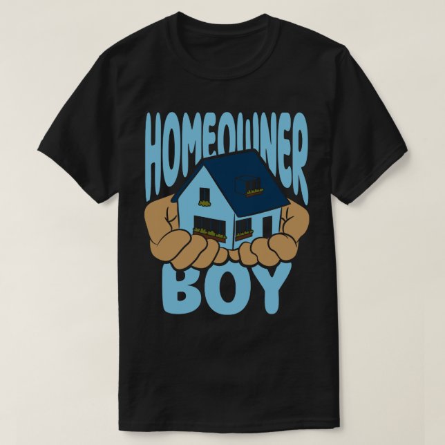 Homeowner Boy Housewarming Party  T-Shirt (Design Front)