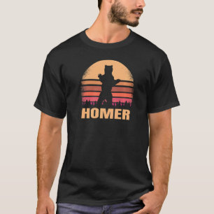 Homer Alaska Vintage Bear Ak Distressed 70s 80s Re T-Shirt