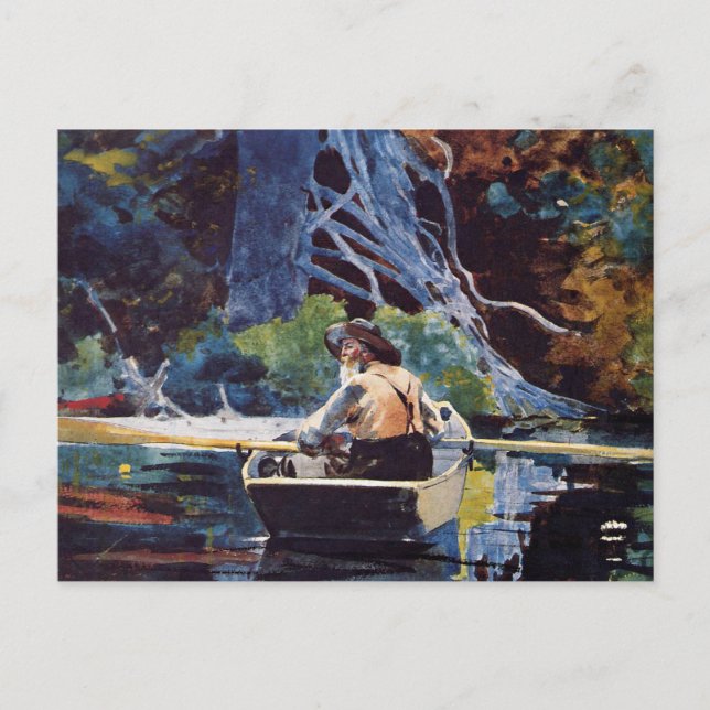 Homer - Andirondack Guide Postcard (Front)