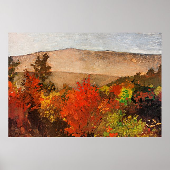 Homer - Autumn Treetops,  Poster (Front)