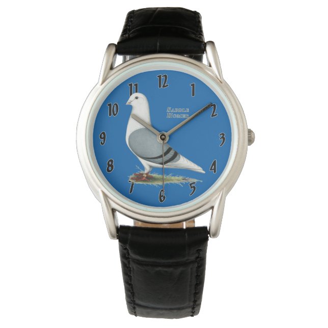 Homer Blue Saddle Watch (Front)