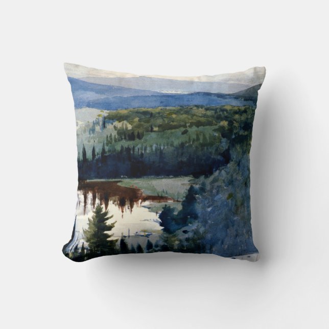Homer - Indian Village, Adirondacks Cushion (Front)