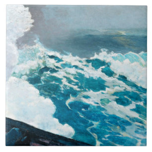 Homer - Northeaster, 1895 Ceramic Tile
