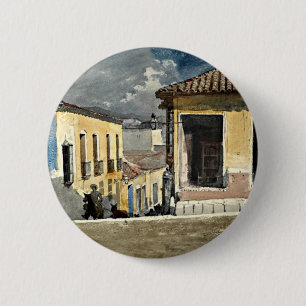 Homer: Santiago de Cuba Street Scene 6 Cm Round Badge