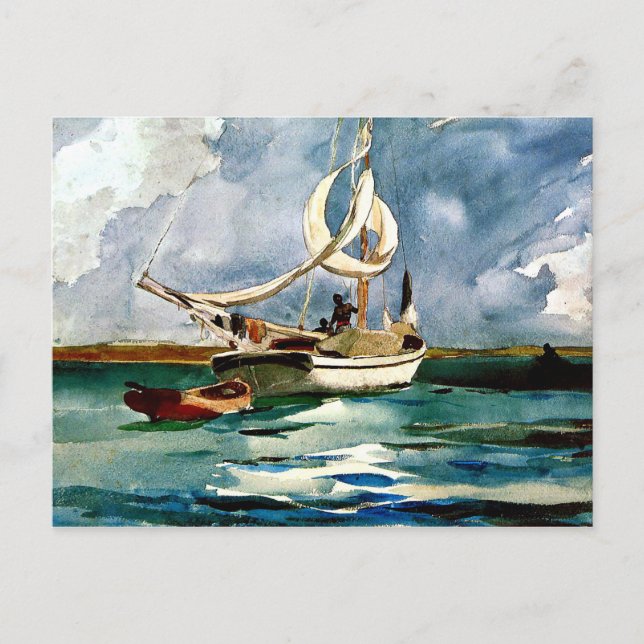 Homer - Sloop, Bermuda Postcard (Front)