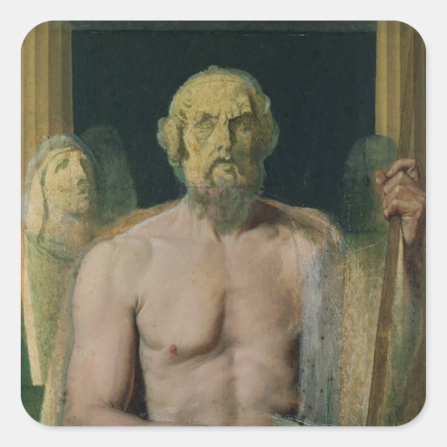 Homer Square Sticker (Front)