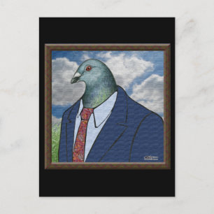 Homer Suit Framed Postcard