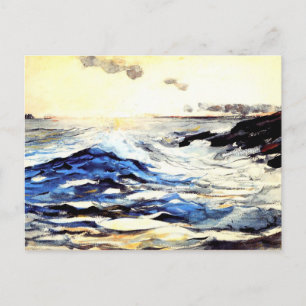 Homer - Sunset, Prout's Neck, fine art painting Postcard