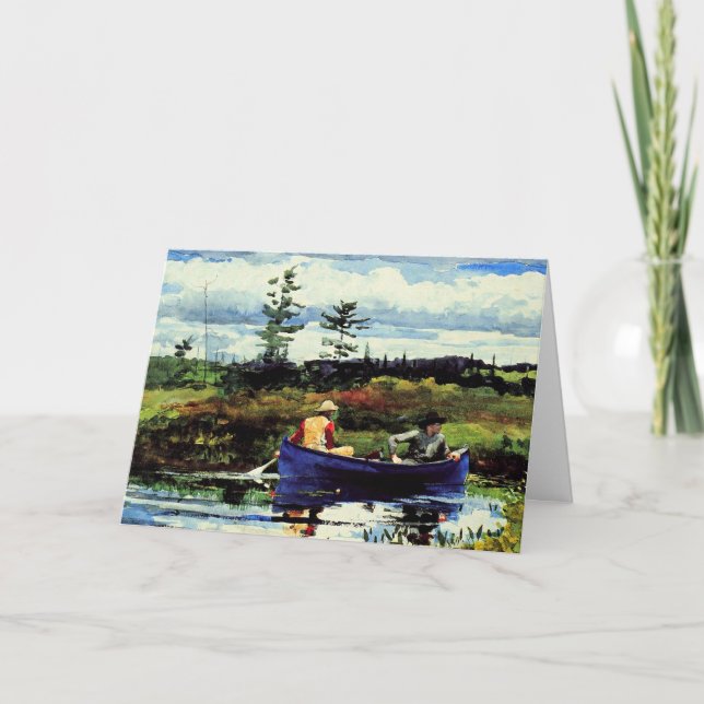 Homer - The Blue Boat, Card (Front)