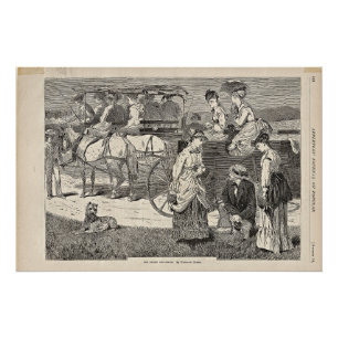 Homer - The Picnic Excursion Poster