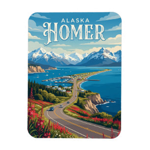 Homer USA Magnet