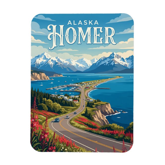 Homer USA Magnet (Vertical)