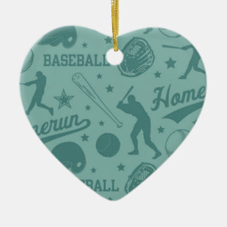 Homerun Baseball Ceramic Tree Decoration