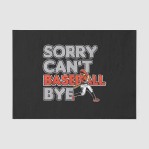 Homerun Baseball Player Softball Batter Pitcher Tissue Paper