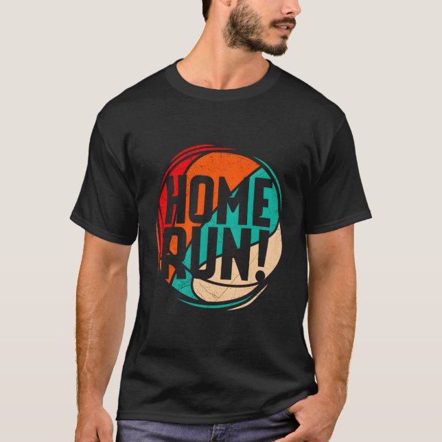Homerun Basketball Baseball Mash Up Hilarious Non  T-Shirt (Front)