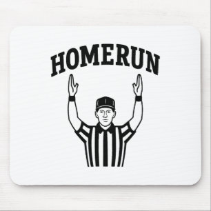 Homerun Field Goal Funny Sports Crossover Bysebyll Mouse Pad