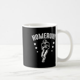 Homerun Football Baseball Mix False Sport Coffee Mug