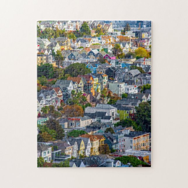 Homes in Noe Valley Jigsaw Puzzle (Vertical)