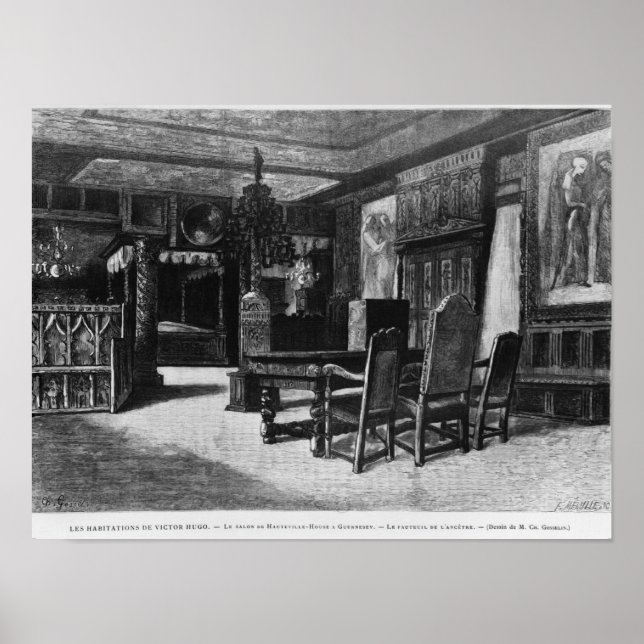 Homes of Victor Hugo Poster (Front)