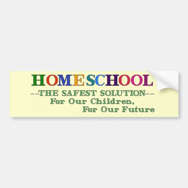 Homeschool Bumper Sticker (Front)