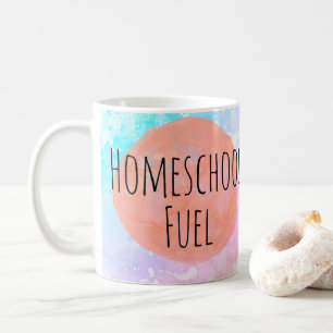 Homeschool Fuel Funny Mum Coffee Coffee Mug