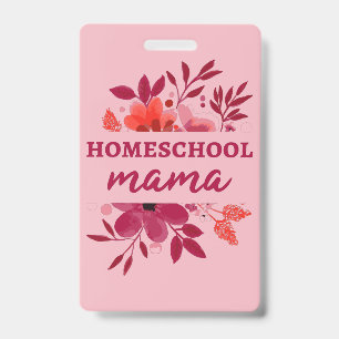Homeschool Mama I ID Badge