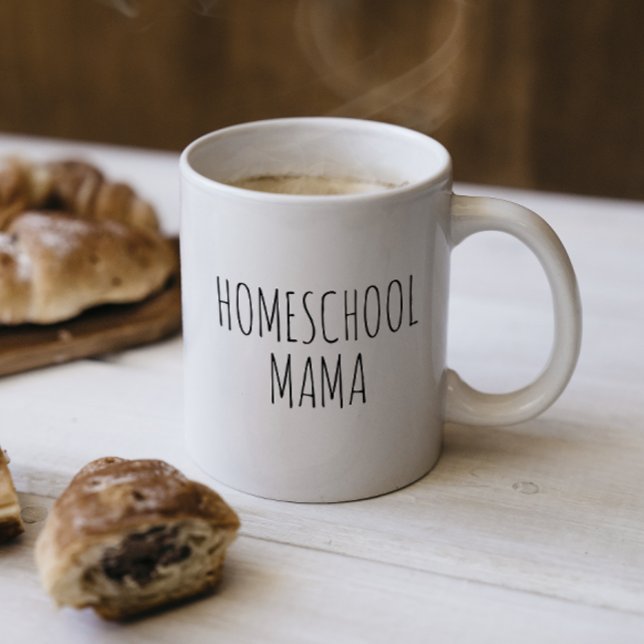 "Homeschool Mama" RAE DUNN inspired Coffee Mug (Creator Uploaded)