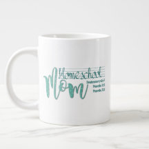 "Homeschool Mum" JUMBO Mug w/Spurgeon Quote