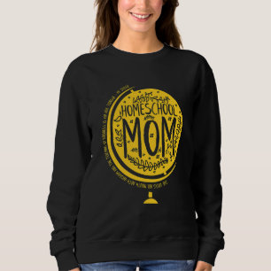 Homeschool Mum She Opens Her Mouth With Wisdom Hom Sweatshirt