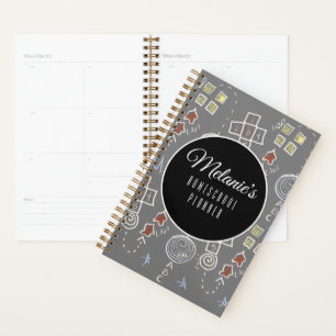 Homeschool Mum Teaching Childlike Doodles Fun Planner