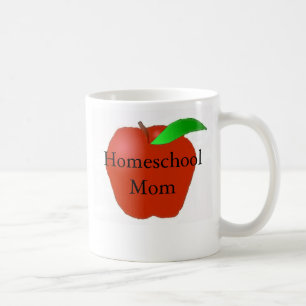 Homeschool Mum with Apple Coffee Mug