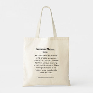 Homeschool Platypus Tote Bag