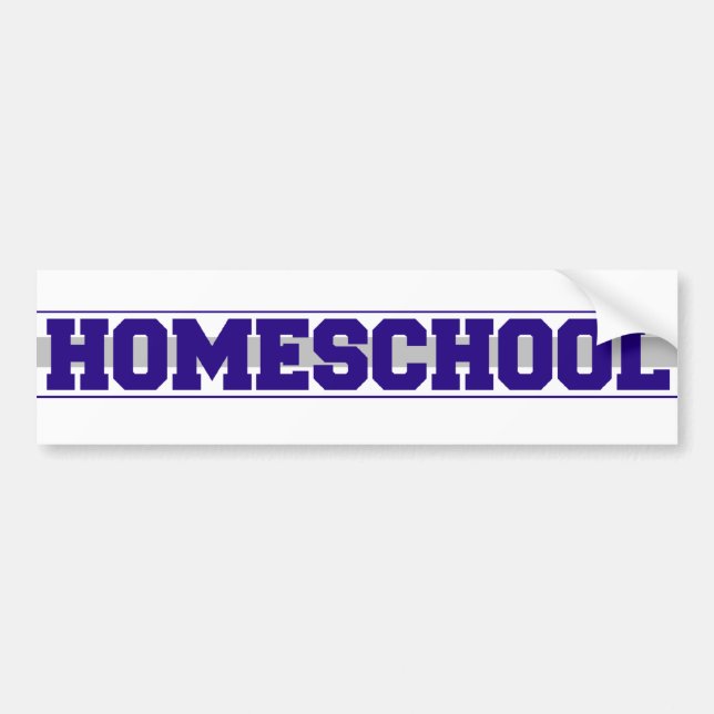 Homeschool Spirit Bumper Sticker (Front)