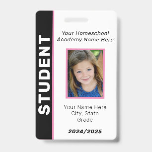 Homeschool Student ID Badge