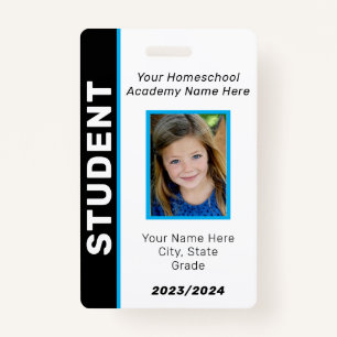 Homeschool Student ID Badge