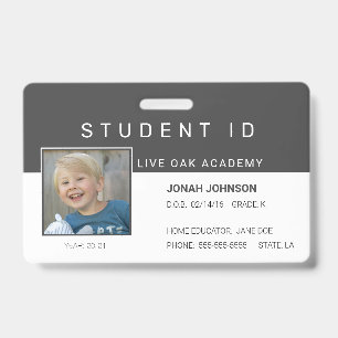 Homeschool Student ID Badge   Paper Airplanes