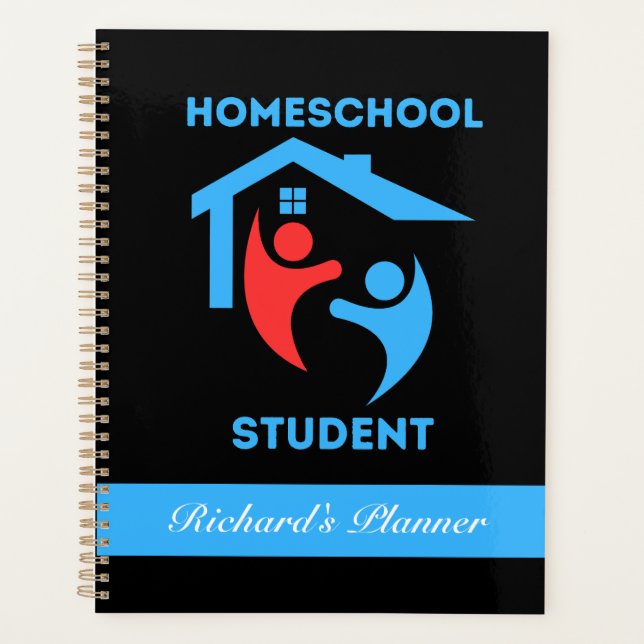 Homeschool Student (Personalised) Planner (Front)