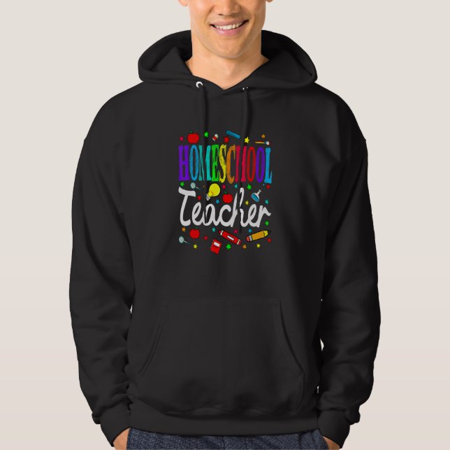Homeschool Teacher Back To School Boys Girls Hoodie (Front)